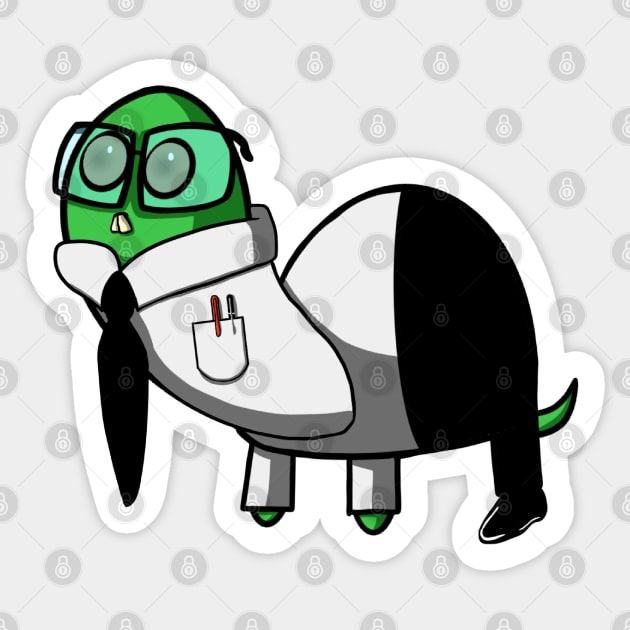 Turtle #18 Computer Nerd Sticker by TurtlzTeez